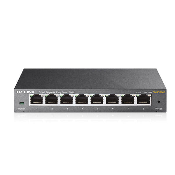 TP-Link TL-SG108E Não-gerido L2 Gigabit Ethernet (10/100/1000) Pr
