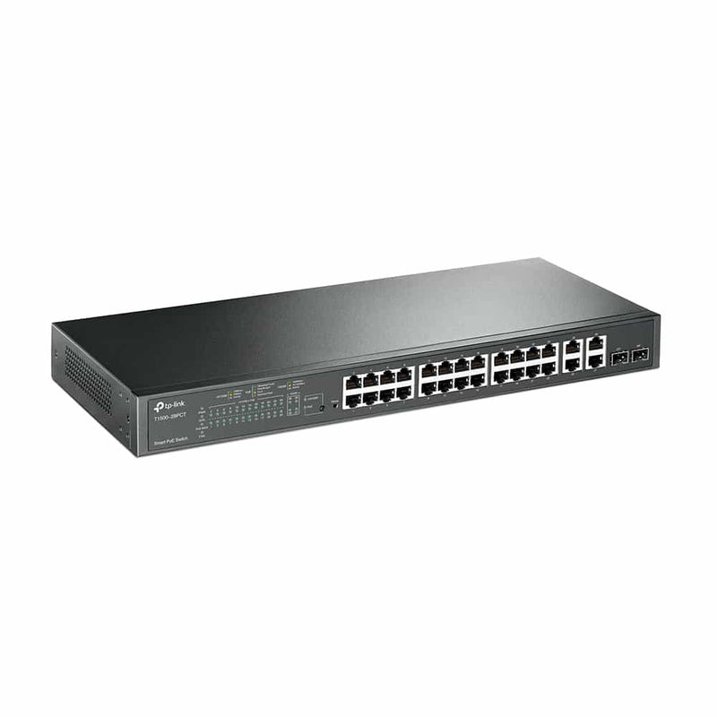 SWITCH C/GESTÃO TP-LINK 24X10/100MBPS+4GIGABIT SMART SWITCH+2COMB