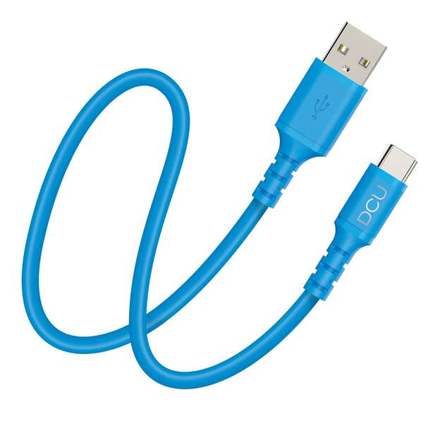 CABLE DCU USB C A USB A 1M 2.0 AZUL