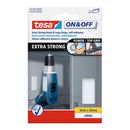 FITAS VELCRO EXTRA FORTE 10CM X 50MM 2 PARES BRANCO 55228 TESA
