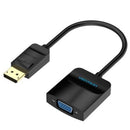 CABO CONVERSOR VENTION HBFBB DISPLAYPORT MACHO - VGA HEMBRA 15CM