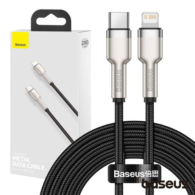 CABO USB-C MACHO P LIGHTNING MACHO PD 20W 2M CAFULE BASEUS