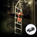 PAI NATAL DE BAIXA TENSÃO COM ESCADA DE ESCALADA, 3M+1.6M, BRANCO