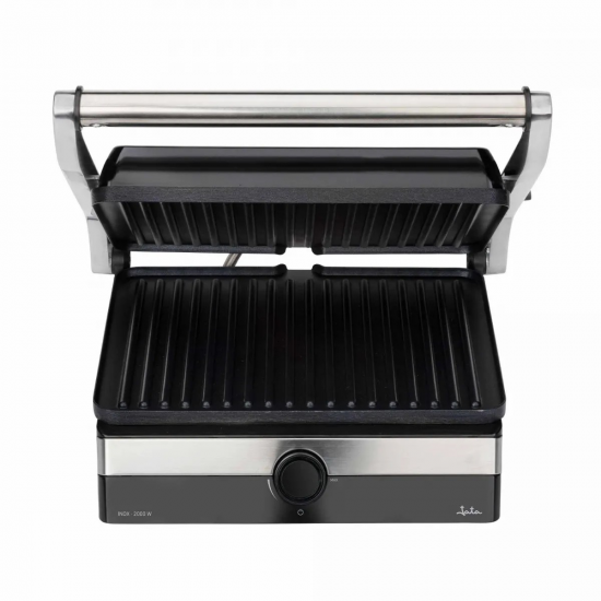 GRILL JATA JEGR1596 2000W 180º 29X23,6C RAYAS INOX