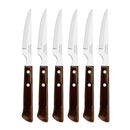 FACAS PARA BIFE POLYWOOD CASTANHO, 6 PEÇAS