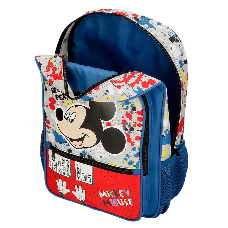 MOCHILA ESCOLAR DISNEY MICKEY COLOUR MAYHEM 38CM