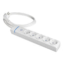 EXTENSÃO COM 5 TOMADAS 2P+T, 16A 250V COM INTERRUPTOR LUMINOSO. 1
