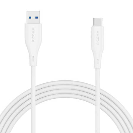 USB-A TO USB-C CABLE RICOMM RLS007ACW 2.1M