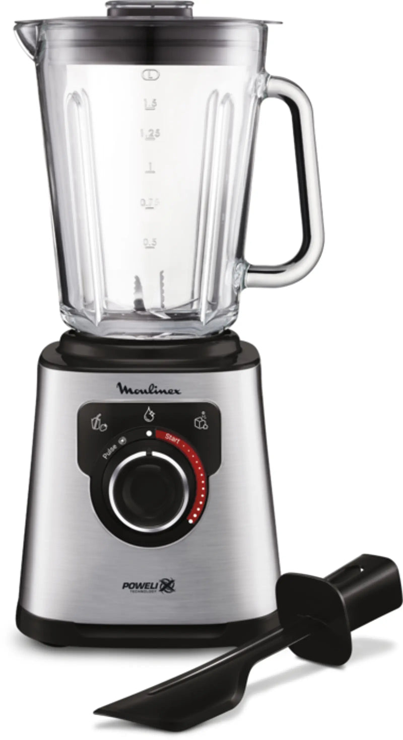 Moulinex LM871 1,5 l Liquidificador 1200 W Aço inoxidável, Cinzen