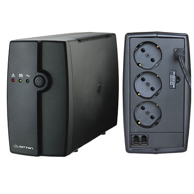 SITTEN FT-400 - UPS INTERACTIVA COM AVR, 400VA, 240W, COM 3 TOMAD