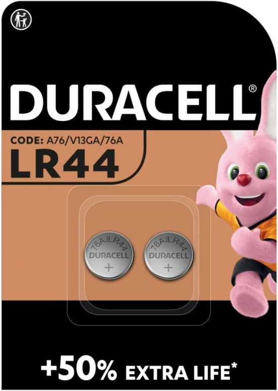 PILHA DURACEL.ESP.ELECTR.LR44    -44K2