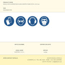 REBOLO COPA DIAMANTE COM FILEIRA DE DENTES TURBO Ø115 X 22,2 MM