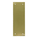 PLACA CEGA, MODELO PLP12, FEITA DE LATÃO COM ACABAMENTO ACETINADO
