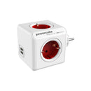 POWERCUBE ORIGINAL + USB 4 TOMADAS + 2 USB 1202 POWERCUBE