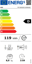 MAQUINA SECAR AEG TR718EAOB 8K BC BCA DSP