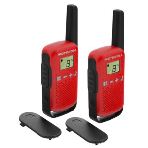 Motorola TALKABOUT T42 rádio two-way 16 canais Preto, Vermelho