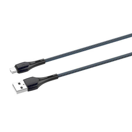 CABO MICRO USB LDNIO LS521 1M (CINZA-AZUL)