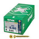 CAIXA 500 UNIDADES PARAFUSO DE CABEÇA PLANA UNIVERSAL YELLOX 5X50