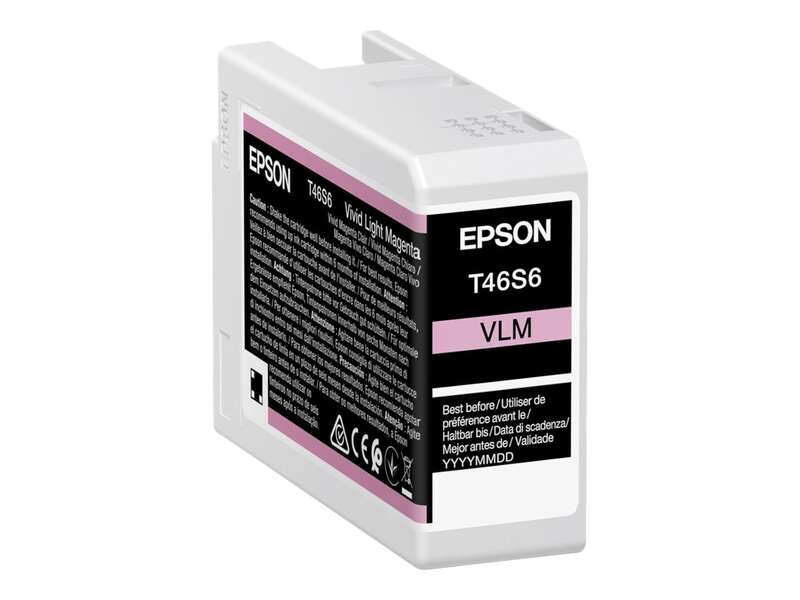 TINTEIRO EPSON SINGLEPACK VIVID LIGHT MAGENTA T46S6 ULTRACHROME P