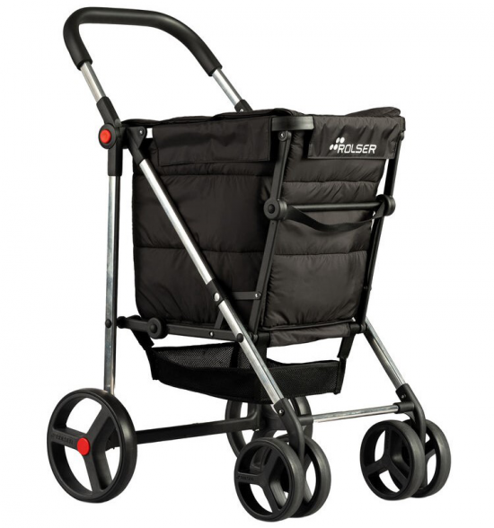 CARRO-COMPRA ROLSER BAS001 BASKET POLAR 4B NEGRO