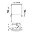 PROJETOR LED FRAMELESS 20W 1560LM 6000K EDM