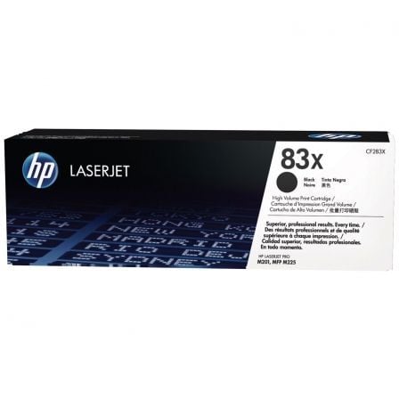 HP Toner LaserJet Original 83X Preto de elevado rendimento