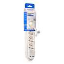EXTENSÃO COM 4 TOMADAS 2 P+T SCHUKO, COM INTERRUPTOR, 2 USB A + C