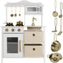 COZINHA DE MADEIRA PARA CRIANÇA COM ACESSÓRIOS