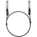 TP-Link TL-SM5220-1M cabo de fibra ótica SFP+ DAC Preto