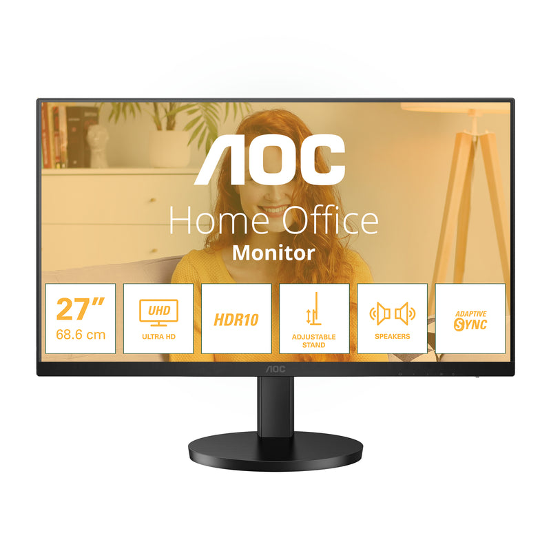 AOC U27B3AF monitor de ecrã 68,6 cm (27") 3840 x 2160 pixels 4K