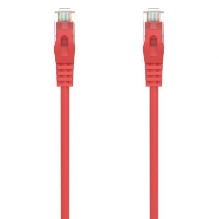 AISENS A145-0557 cabo de rede Vermelho 0,3 m Cat6a U/UTP (UTP)