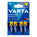 PILHA VARTA ALCALINA LONGLIFE AA - LR06 2 TIRAS (10 BLÍSTERS 4 UN