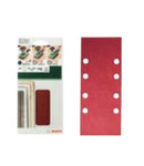 BOSCH - CONJ. 10 FOLHAS DE LIXA P/ LIXADEIRA VIBRATÓRIA 2609256A8