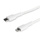 StarTech.com RUSBCLTMM2MW cabo para telemóvel Branco 2 m USB C Li
