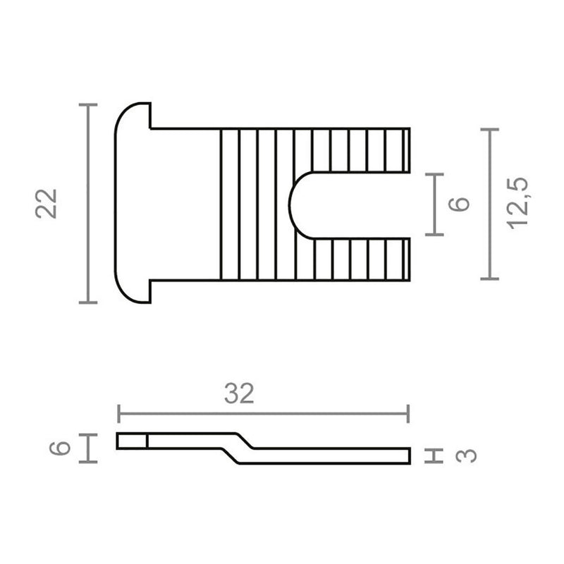 BLÍSTER LINGUETA 6818-25 ZN EDM