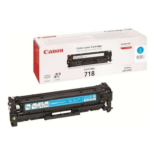 TONER ORIGINAL CANON 718 C AZUL PARA LBP7200CDN