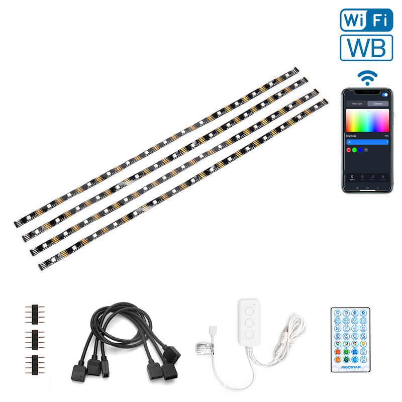 LUZ DE TIRA DE BAIXA TENSÃO INTELIGENTE WI-FI WB 4*0,5 M