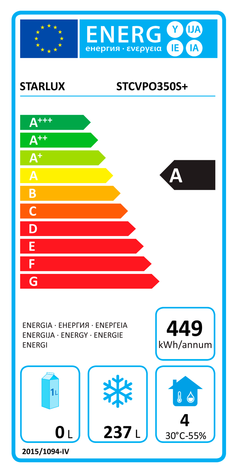 ARCA VERTICAL STARLUX STCVPO350S+