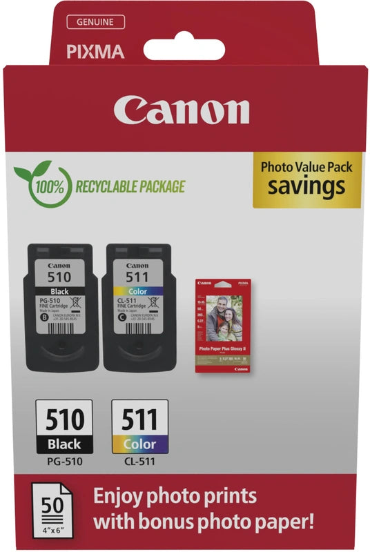 Canon 2970B017 tinteiro 2 unidade(s) Original Preto, Ciano, Magen