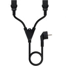 CABLE ALIMENTACIÓN NANOCABLE 10.22.0100-L300 SCHUKO MACHO - 2 X C