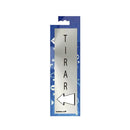SINAL INFORMATIVO ´´TIRAR´´ (INOX ADESIVO 0.8MM) 5X20CM NORMALU