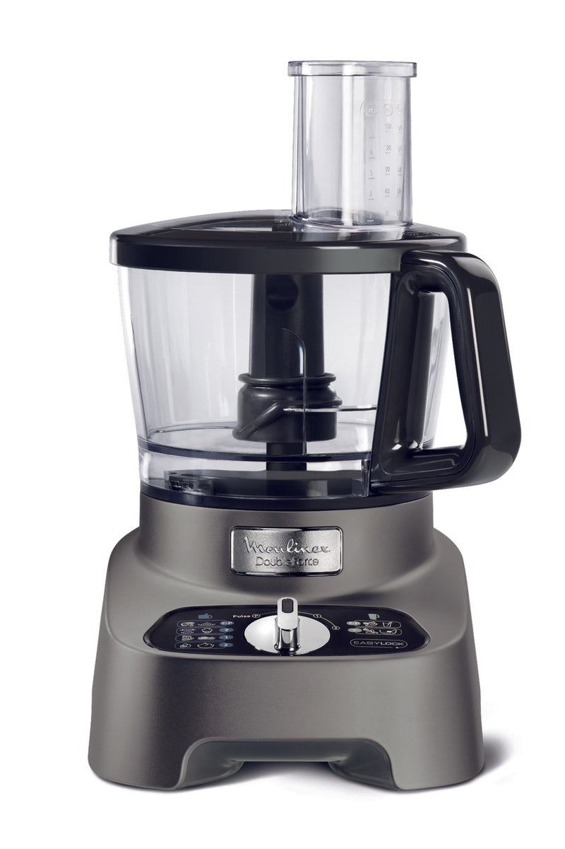 Moulinex DoubleForce FP825E robô de cozinha 1000 W 3 l Preto, Cin