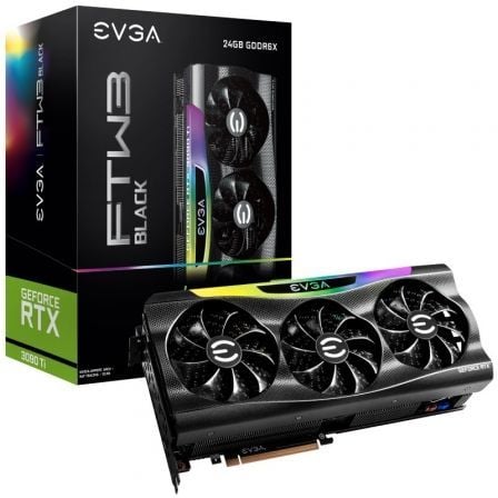 PLACA GRAFICA GRAFICA EVGA GEFORCE RTX 3090 TI FTW3 BLACK GAMING