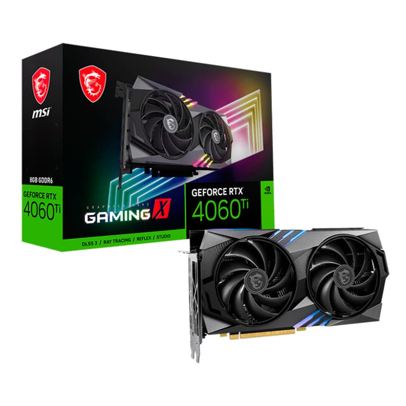 MSI GeForce RTX 4060 Ti GAMING X 8G NVIDIA 8 GB GDDR6