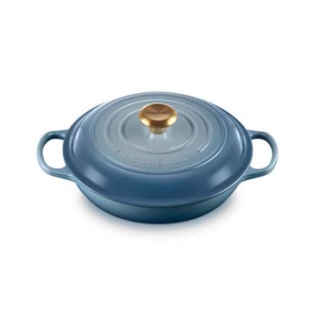 CAÇAROLA RASA SIGNATURE 26CM LE CREUSET CHAMBRAY 21180264344441