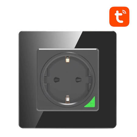 TOMADA DE PAREDE WIFI INTELIGENTE AVATTO N-WOT10-EU-B PRETO