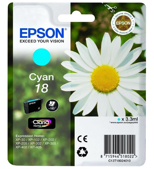 Epson Daisy C13T18024012 tinteiro 1 unidade(s) Original Rendiment