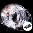 FIO DE LUZ DE BAIXA TENSÃO, LUZES TUBULARES DE F9MM, BRANCO FRIO,