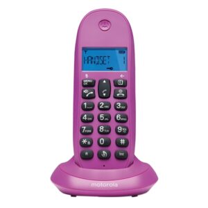 Motorola C1001LB+ Telefone DECT Identificação de chamadas Roxo