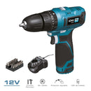 KIT ESTOJO PARA BERBEQUIM DE MARTELO 12V COM ACESSÓRIOS, BATERIA